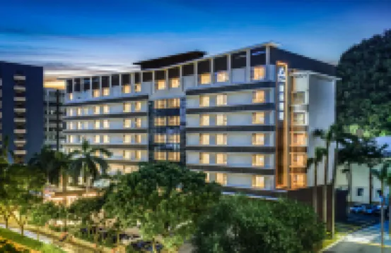 珠海情侶路愛情郵局亞朵飯店 海上看珠海附近的飯店