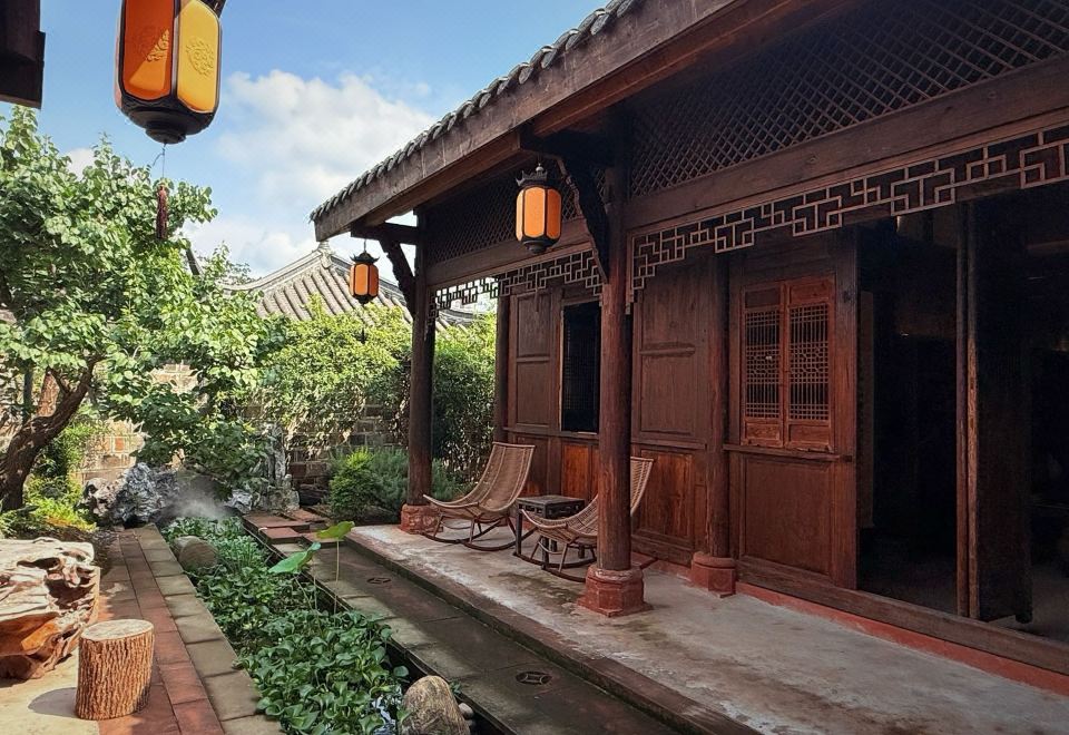 Nanyuan Ancient Luxury Homestay의 전통적인 분위기