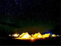敦煌狂浪沙漠露营基地 - 沙漠穿越vip高端星空露营帐篷房(公共卫浴)