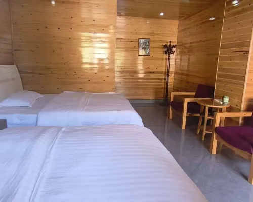 Heizhugou Yefujia Homestay โรงแรมในเอ๋อเปียน