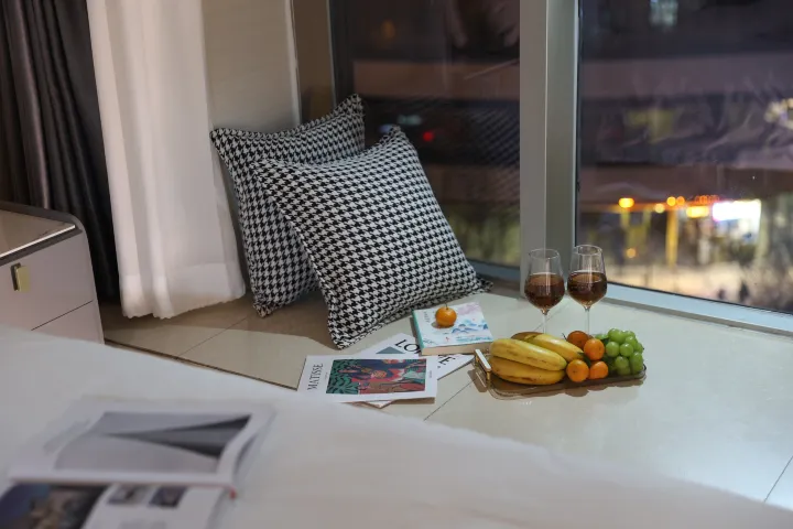 Beijing Jialai hotel apartment (Galaxy SOHO Chaoyangmen subway station) Zimmer Photos