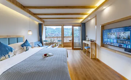 Tianhe Yixin·Qianyunshan Township Observation Deck High-altitude Panorama Mountain House Отели рядом с достопримечательностью «No.4 Fengyu Bridge»