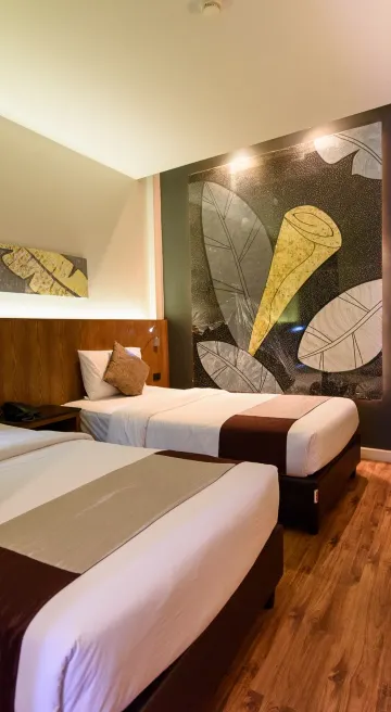 ห้องซูพีเรียร์ เตียงเดี่ยว 2 เตียง (ไม่มีหน้าต่าง)