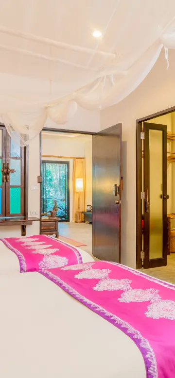 วิลล่าสองห้องนอนสำหรับครอบครัว