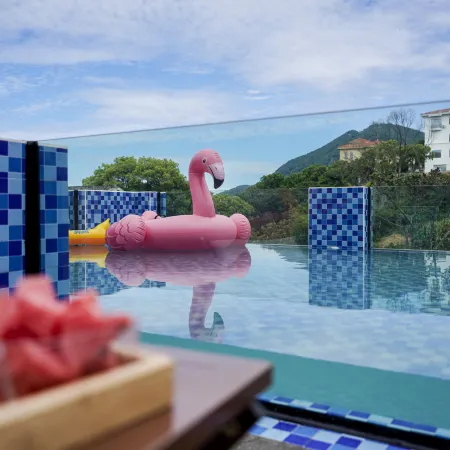 Zhujiajian Yuexia Guyu Seaview Swimming Pool Homestay (Wushitang)