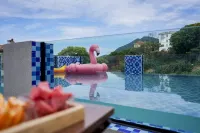 朱家尖悦夏谷嶼海景プール民宿（烏石塘） - プール