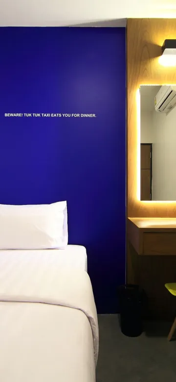 ห้องเตียงเดี่ยว พร้อมห้องน้ำรวม