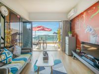 惠州小径湾四通上居海景度假公寓 - 复式豪华海景一房一厅双床