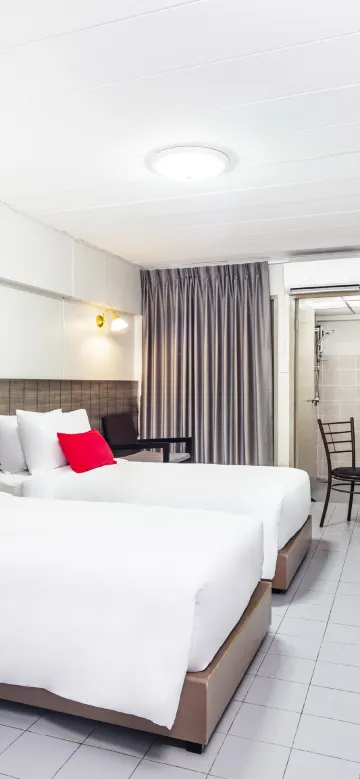 ห้องสแตนดาร์ด เตียงเดี่ยว 2 เตียง