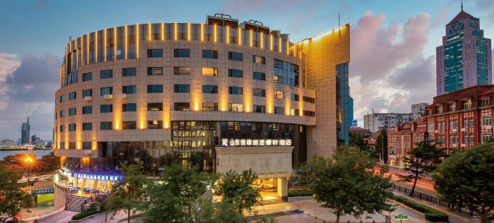 Shandong Jiankang Rezen Select Zhanqiao Scenic Hotel Hotéis em Qingdao