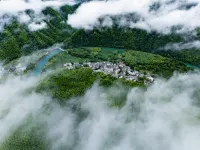 紫薇花下·山野溯溪·度假民宿（涇縣皖南川藏線月亮灣風景區店） - วิวภูเขา