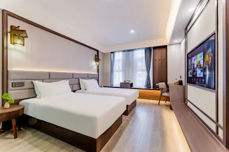 Lange Homestay Hotel (Hohhot Shuaijiaying Subway Station) Отели рядом с достопримечательностью «Inner Mongolia University Innovation College (South Campus)»