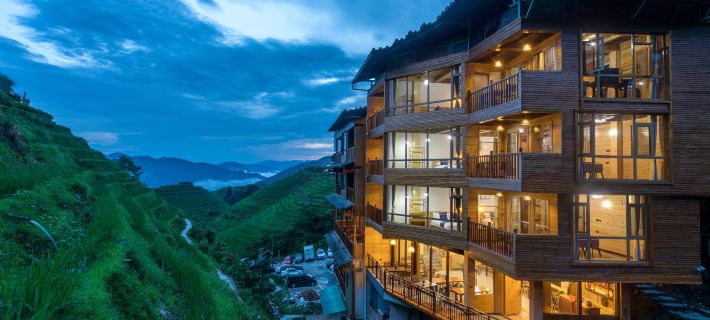 Tianyuan Homestay (Longji Terrace Jiulong Wuhu Observation Deck) โรงแรมในหลงเซิง
