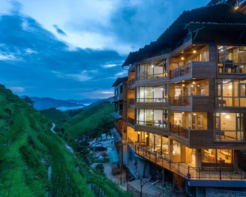 田苑民宿（龍脊梯田九竜五虎展望台） 竜勝のホテル