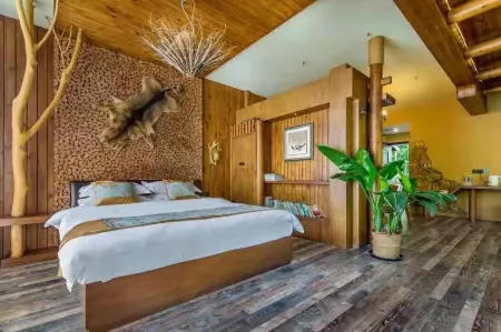 Moshang Weidu Holiday Farm (Maoshan Scenic Area) Отели рядом с достопримечательностью «Yuanfu Wanning Palace»