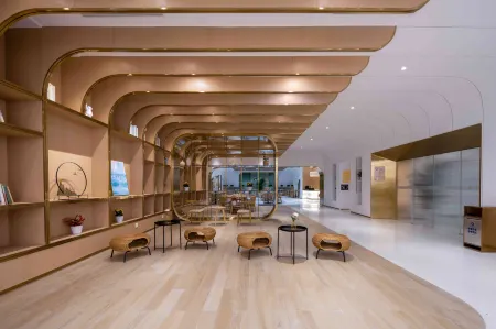 HuiHeJiaKe Hotel (Hangzhou East Station West Courtyard) Отели рядом с достопримечательностью «Caozhuang Park»