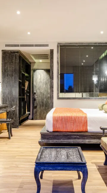 ห้องสวีทสำหรับครอบครัวพร้อมทางเข้าไปยังสระว่ายน้ำ