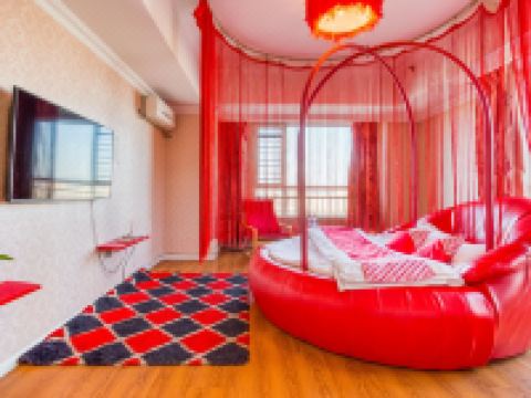 樱花公寓(抚顺万达店) - 圆床房