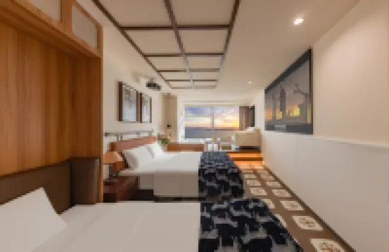 AMOY白鷺海景潮宿（廈門大学世茂双子塔） 環島路周辺のホテル