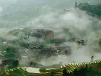 Ping an Old Local Inn in Longji Terraces (Seven Stars with Moon View Terrace)