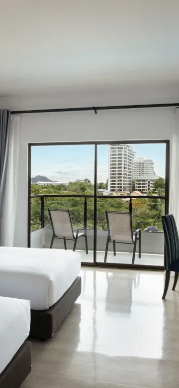 ห้องดีลักซ์เตียงแฝดพร้อมวิวมหาสมุทร