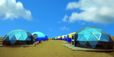 Tenggeli Desert Outer Planet Camp Hotels in Alxa Left Banner