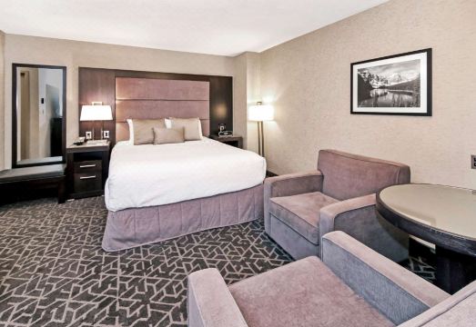 밴프 숙소 내부 전경