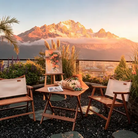 QianMan ·Vista Snow-View Panoramic Cloud Art Garden Homestay