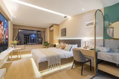 อพาร์ทเมนท์แพนด้าฟรี เฉิงตู โรงแรมในซุ่ยเหนียนเหอ