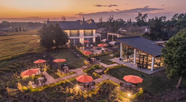 大邑溪地阿蘭若度假村落 鄰近錦綉安仁奇境花園的酒店