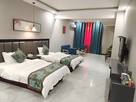 Dingbian Pengde Hotel Отели в г. Динбянь