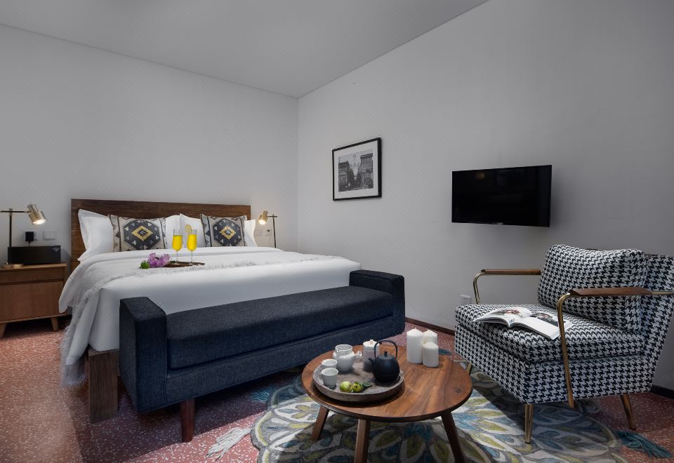 페킹 야드 호스텔의 고즈넉한 안뜰