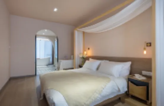 禮白美宿（紹興魯迅古里金帝銀泰城） 護城河周辺のホテル