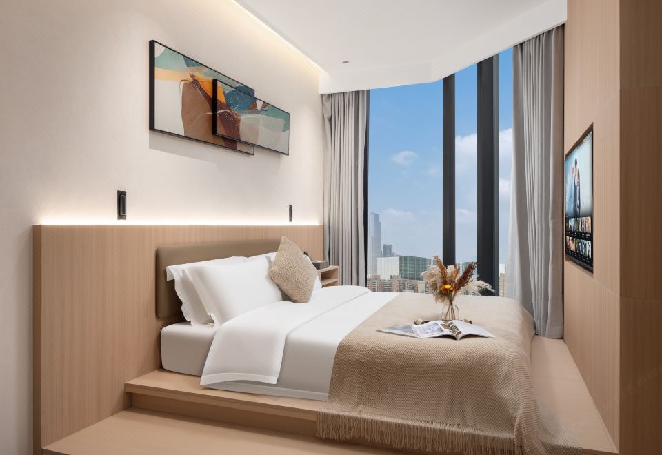 광저우 링위에 호텔에서 바라본 타워 야경