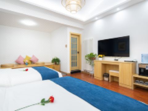 西安咸阳机场阑珊别院客栈 - 樱花醉榻榻米双床房