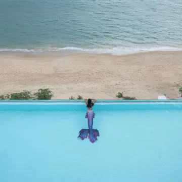 Sanya Sujuan Infinity Swimming Pool Seaview Hotel