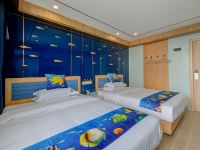 珠海冰川海洋主题公寓 - 蓝色海洋双床房