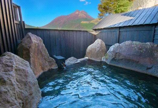 유후인 배스 사토야마사후의 개인 온천이나 아름다운 외관