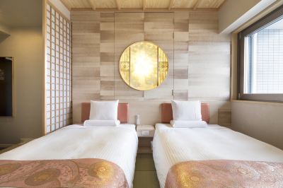 和風モダンツインルーム ホテルマイステイズ浅草橋の写真