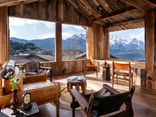 Sanzhai Yisheng · Stream Rizhao Jinshan Collection Snow Mountain View Homestay