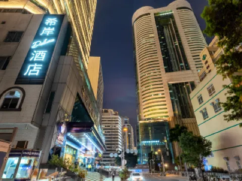 深圳羅湖口岸國貿地鐵站希岸Deluxe酒店 鄰近羅湖口岸的酒店