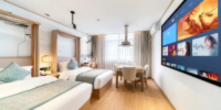 Wuyue Yuexin Hotel (Wuyue Plaza Economic Development Zone Branch) - 主题房间（2张床）（卡片）