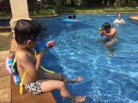 海南亚泰温泉酒店 - 室内游泳池