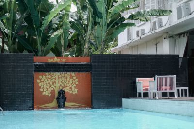 屋外プール メゾン スワンナプーム ホテルの写真