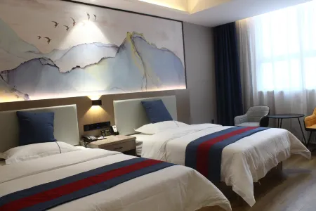 Awei Holiday Hotel (Beihai Community Branch, Wenchang Road, Jiyuan) Отели рядом с достопримечательностью «Wangwu Mountain»