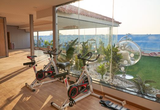 YueYun Hotel의 조식 공간