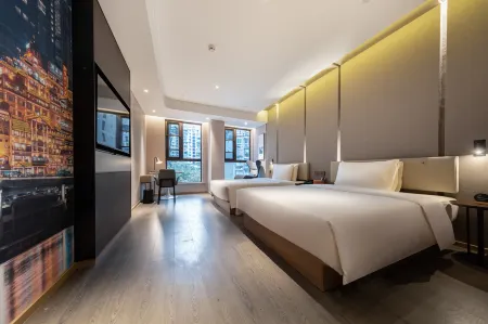 Chongqing Jiangbei Airport Huixing Light Rail Station Atour Hotel