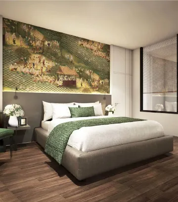 ห้องดีลักซ์ เตียงใหญ่ 1 เตียง