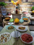 Weilan Xinshe Hotel (Shilaoren Beach Miaoling Road Subway Station) - Desayuno