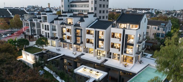 wuzhen wuwaiwu hotel โรงแรมในถงเซียง